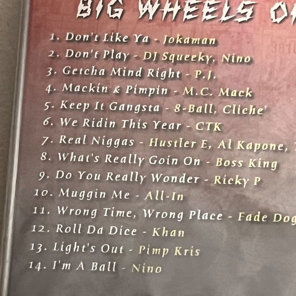 Vintage 2004 Big Wheels Of Memphis Platinum Edition CD Tenakee Boyz - Picture 4 of 7